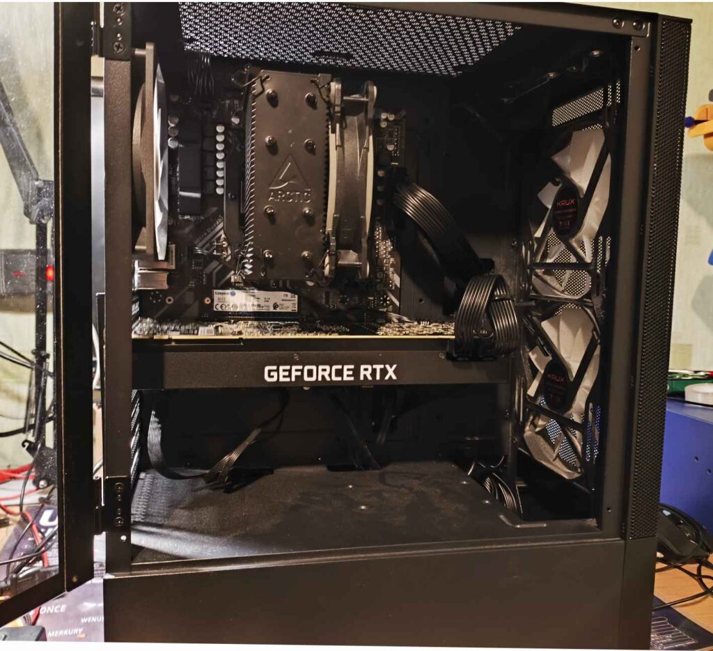 instalacja karty graficznej w komputerza