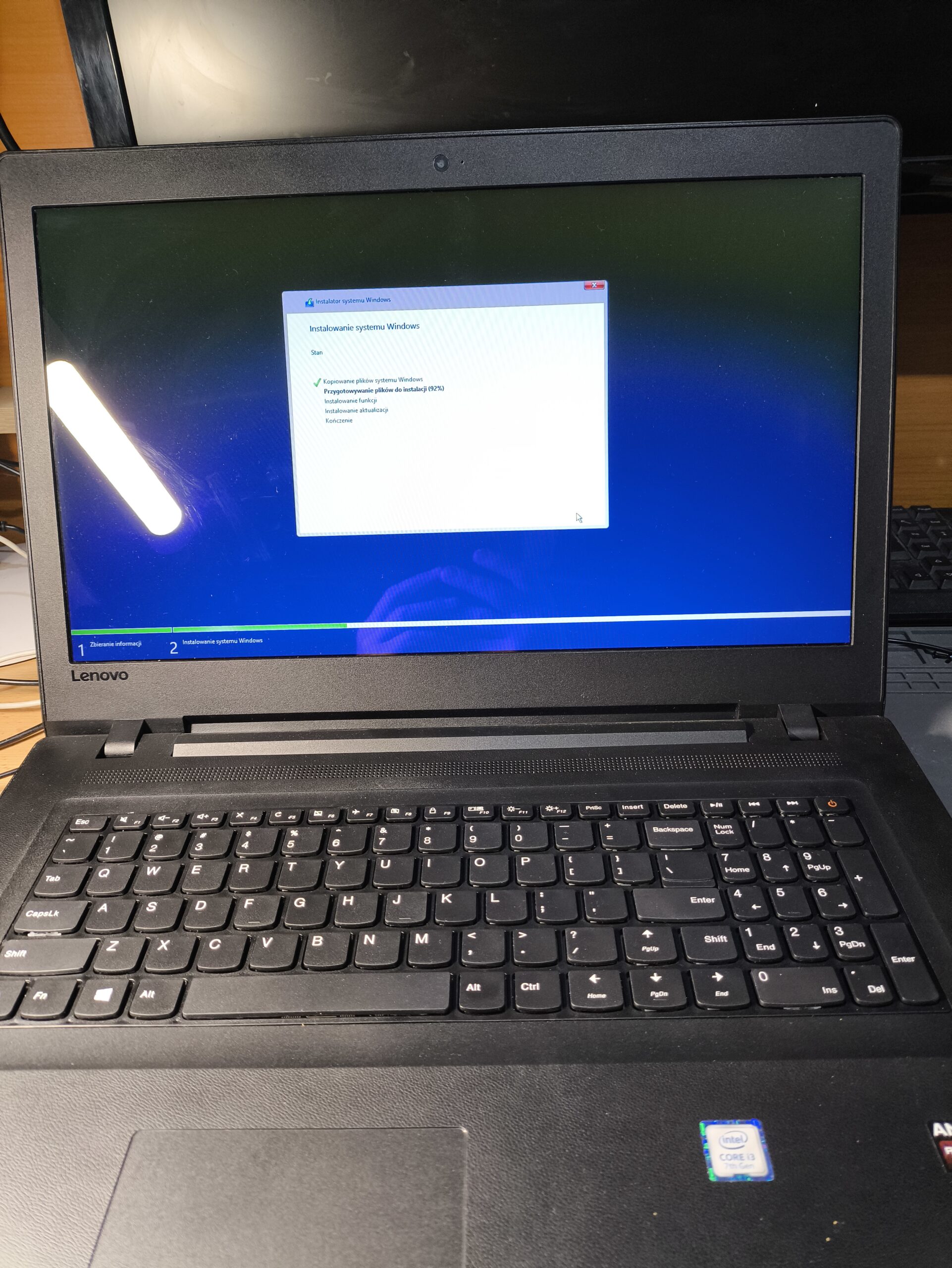 Instalacja Windows 10 na laptopie Lenovo IdeaPad 110-17IKB w SmartSerwisNS